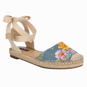 Nine West Mage Ankle Wrap Platte Sandalen LichtBlauw Nederland | TPS-095428